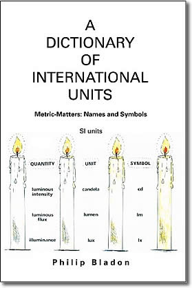 cover - SI Metric Matters: A dictionary of International Units